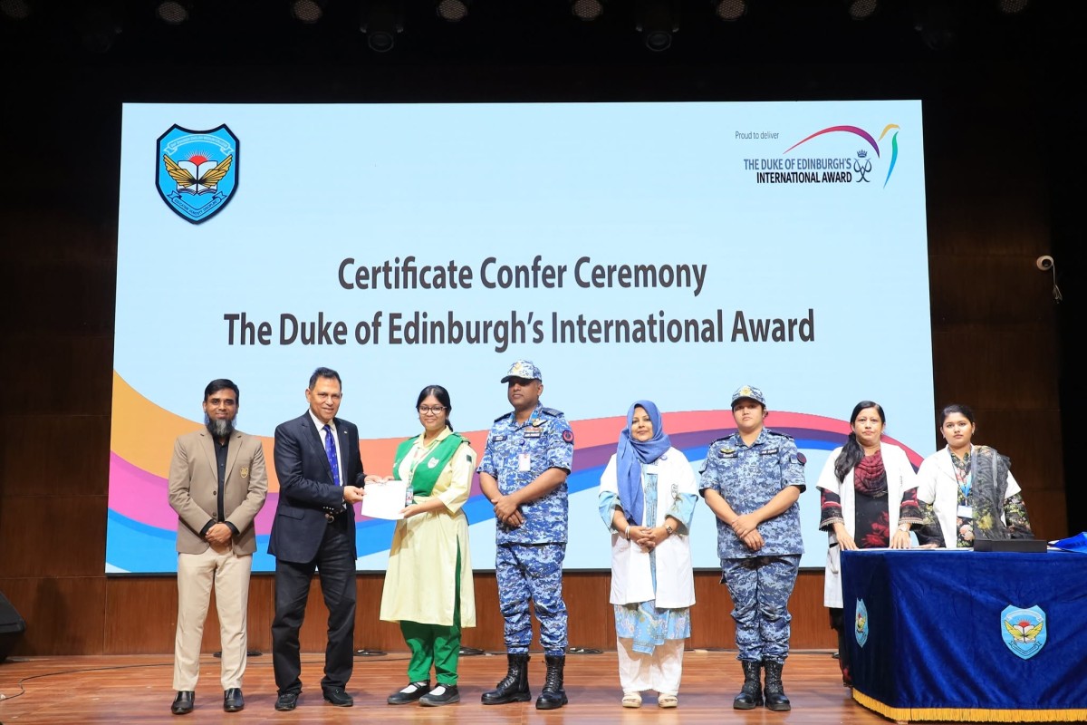 Certificate Conferring Ceremony for the Duke of Edinburgh's International Award participants