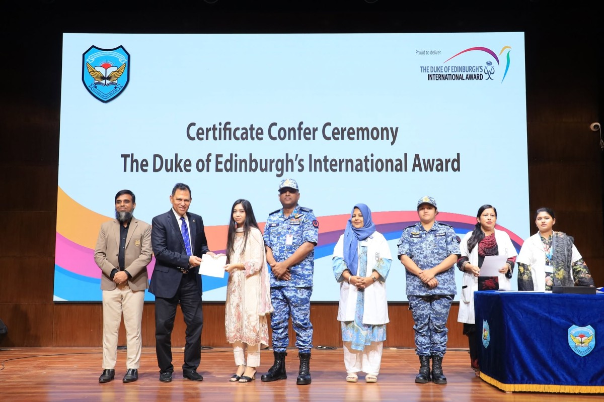 Certificate Conferring Ceremony for the Duke of Edinburgh's International Award participants