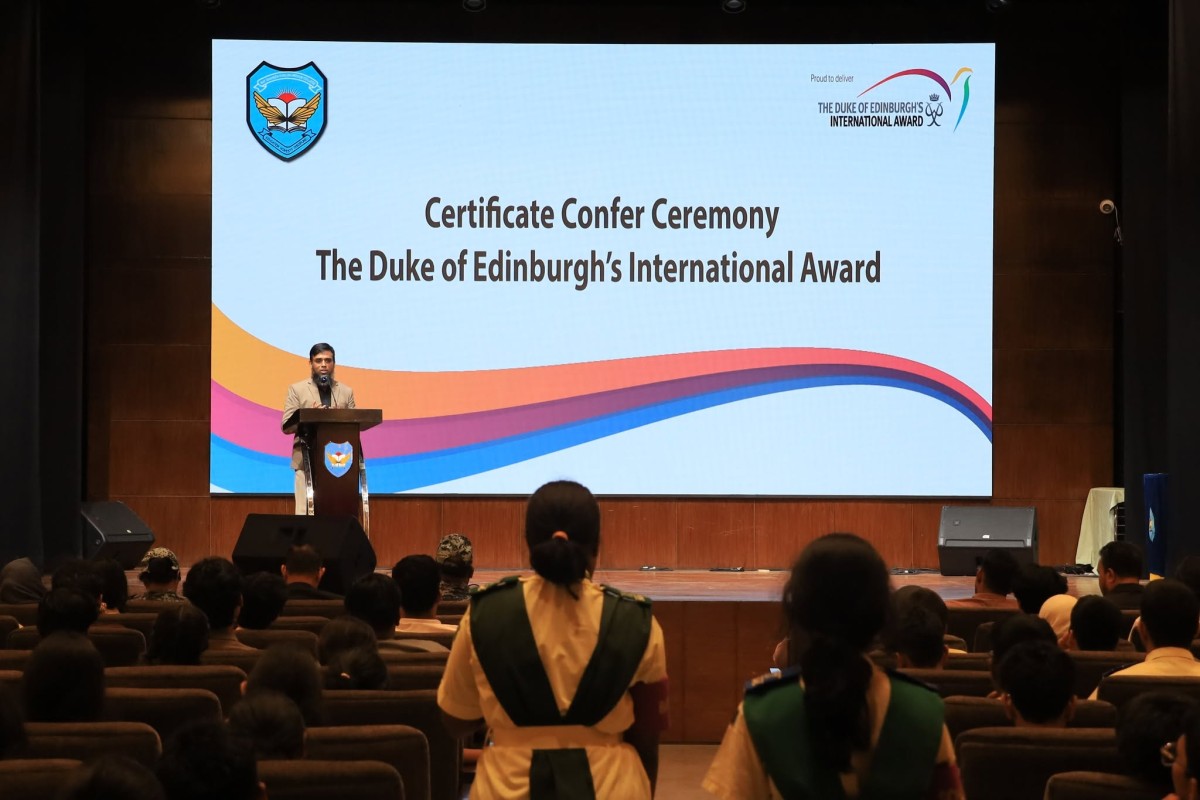 Certificate Conferring Ceremony for the Duke of Edinburgh's International Award participants
